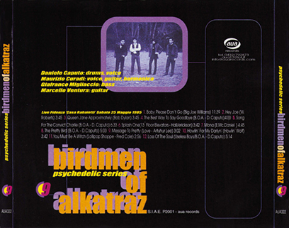 Birdmen Of Alkatraz CD Psychedelic Series tray out